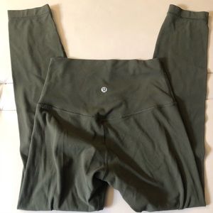 Lululemon olive green align leggings